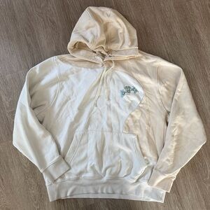 Nike club pullover hoodie embroidered detail sz L